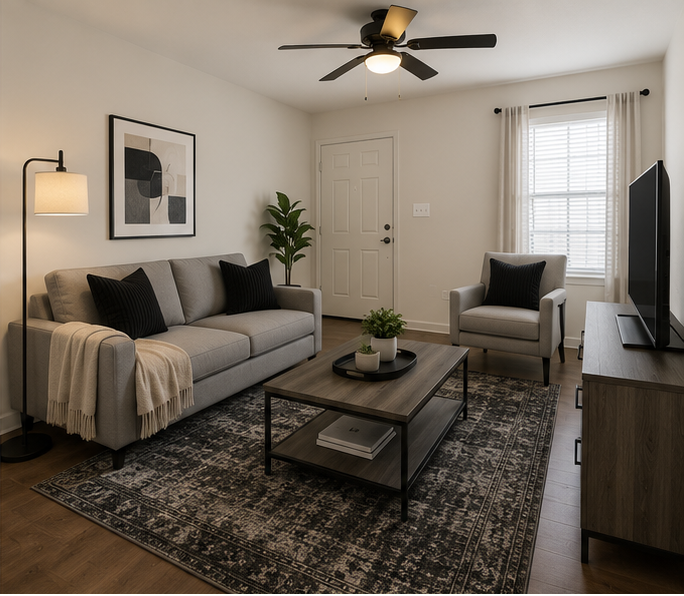 Harvester Executive Suites — representative property photo; virtually staged or AI-enhanced representation